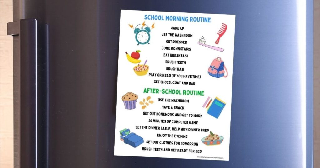 routines for neurodiverse families during early school mornings
